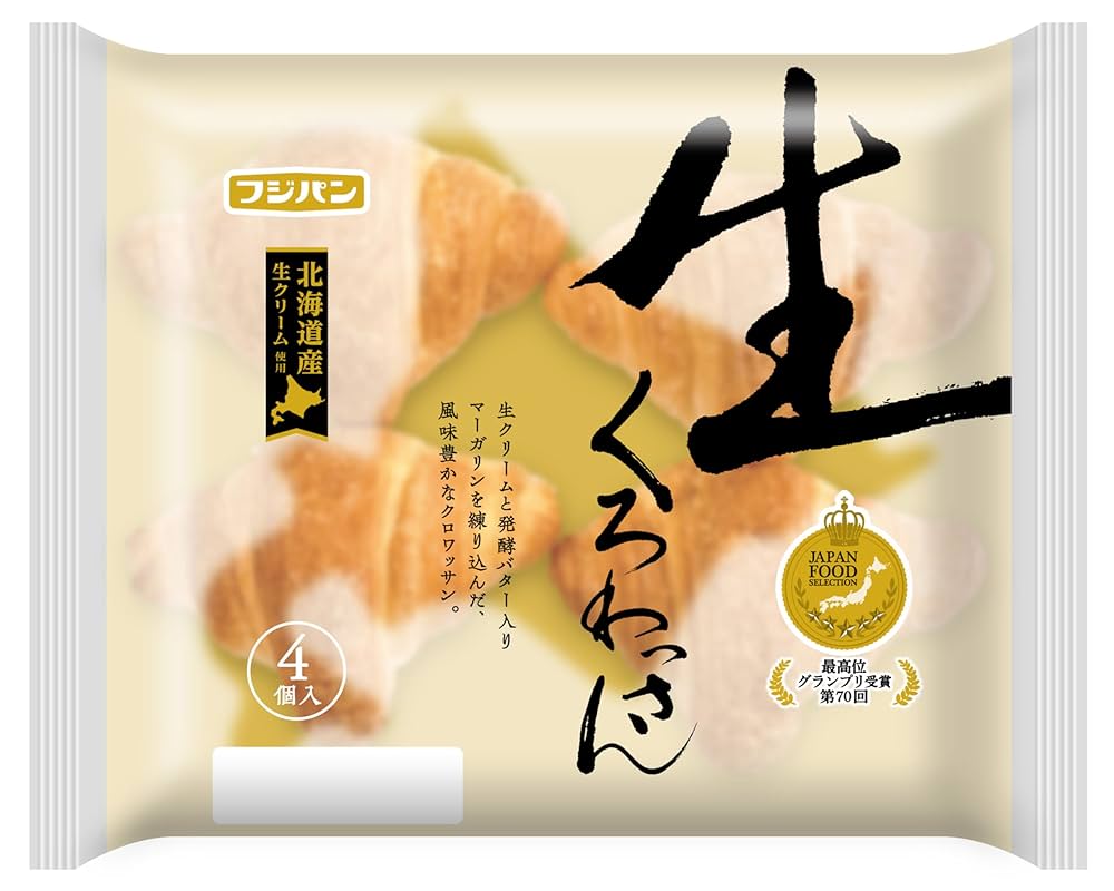 Amazon.co.jp: フジパン 生くろわっさん 4個入 : 食品・飲料・お酒